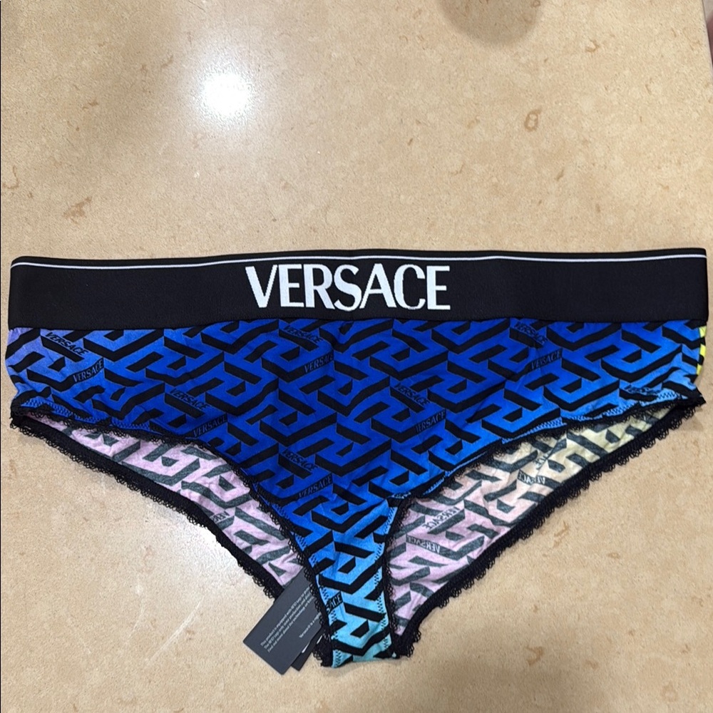 Versace Multicolor Patterned Briefs - image 1